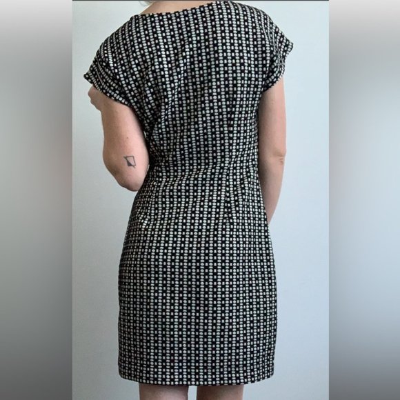 Anthropologie Saturday Sunday Isabel Bow Tie Black Dress - Picture 15 of 15